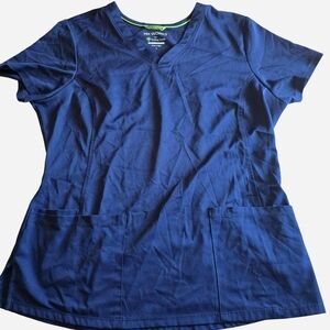 SOLD On Another Site. Women's Navy Short Sleeve Top